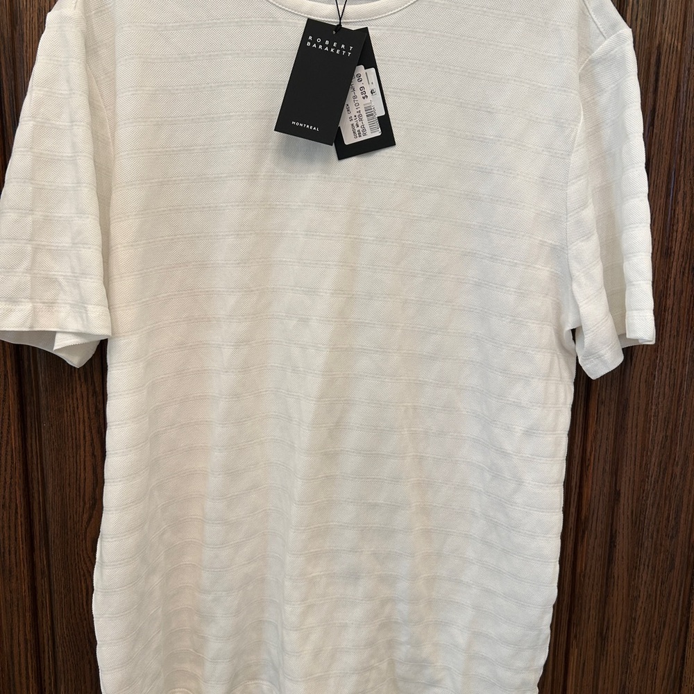 Robert Barakett White Short Sleeve Tee